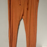 NWOT Women’s Kate Quinn Bamboo Joggers Size XXL Orange Photo 0