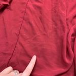 Azazie  Burgundy Maxi Dress Womens Size A20 Criss Cross‎ Formal Gown Bridesmaid Photo 4