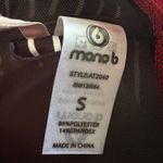 NEW Mono B Blue Stripe Sports Bra Top Mesh Patriotic Athletic Athleisure USA Photo 2