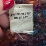 Vintage 1990s Compagnie Internationale Express Handknitted Curly Mohair Sweater Pink Photo 9