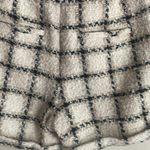 ANINE BING Becky Tweed Short In Beige Plaid Photo 10