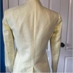 Banana Republic  Citron Yellow Linen and Cotton Mix Blazer Photo 5