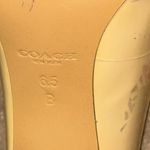 Coach NWD  Zan Pointed Toe Pumps Size 6.5B Tan & Black Leather Heels Photo 14