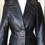 Classiques Black Leather Jacket From Nordstrom Size 4 Photo 6