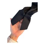 W By Worth WORTH Collection Georgette Pintuck Peasant Dress New Navy Blue Midi Ruffle 6 NWT Photo 6