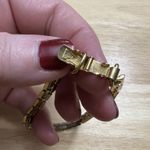 Artisan Vintage Designer Box Link Chain Bracelet 8" Gold Tone Photo 6