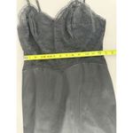 Vanity Fair Vtg  Slip Dress Black Size S Witchy Sexy Lace Coquette Lingerie Emo​​ Photo 10