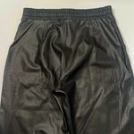 Spanx  Leather-Like Faux Leather Jogger‎ Pants Joggers in Noir Black Size Medium Photo 12