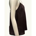 CCC Brown Sleeveless Camisole Top Petite Large All Polyester Made In Indonesia Size undefined Photo 3