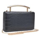 Urban Expression URBAN EXPRESSIONS Bag Box Claudette Black Coquette Preppy Party Boho Retro NWOT Photo 0