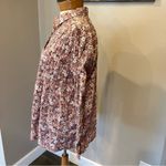 Pilcro and the Letterpress Pilcro by Anthropologie Pink Sasha Smocked Long Sleeve Button Down Top Women’s S Photo 6