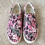 Lilly Pulitzer Julia Sneaker Panda Slip On Loafer Pink Floral Preppy Feminine Photo 1