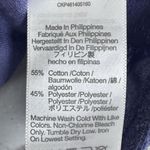 Madewell  Terry Tie Back Crop Tank Top XS Blue Purple Beach Boho Festival Y2K Photo 8