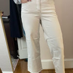 Tribal Cream Ankle Jeans Size 4 Photo 0