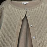 Roz & Ali  Cardigan Shimmer Rhinestone Button Ribbed Knit Sweater‎ 2X Photo 3
