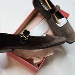 Sam & Libby  Women's Fredi Mary Jane Flats- Size 9- Deep Brown Photo 6