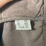 Brunello Cucinelli  chocolate velvet mid rise trousers sz 10 Photo 9