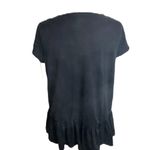 Susana Monaco #511   Black Stretch Blouse Photo 2