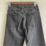 frame denim Frame Jeans Womens Black Le High Straight Stagger Raw Hem Black Wash Siz… Photo 7