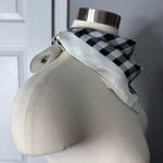 H by Halston  Checkered Bandana, One Size, Black/White Photo 2