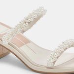 Dolce Vita River Pearl Heels White Size 8 Photo 0