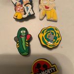 Rick & Morty Themed Croc Charms 5 PC set Photo 0