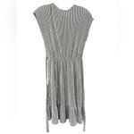 Caution to the Wind Tan and White Dress Medium Photo 2