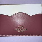 Coach  CW923 Petal Card Case Refined Smooth Leather Light Raspberry Multi Photo 0