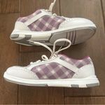 Brunswick Plaid Women's Bowling Shoes size 7 White Photo 1