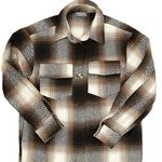New Sweet Lovely by Jen Long Button Up Plaid Shacket M Brown Size M Photo 9