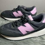 New Balance 237 Retro Sneaker Blacktop Pink/Lilac Cloud/White Sneaker Sz9.5 Photo 5