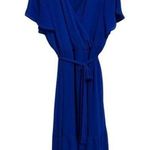 Chloe + Rene Maxi Dress Elastic Belted Waist, Ruffle Hem Photo 0