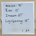 Gap  Women's Black Vintage Slim High Rise Faux Leather Pants Plus Size 35 20 MINT Photo 8