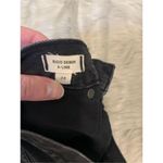 Madewell Rigid Denim A-Line Mini Skirt (Black) 28 Photo 4
