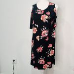 Arizona Black And Pink XL Floral Dress Photo 1
