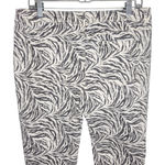 C Est. 1946 Denim Skinny Cropped Pants Capri Zebra Print Womens Contemporary 14 Photo 9