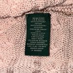 Ralph Lauren Lauren  Pink Cable Knit Open Front Cardigan Photo 11
