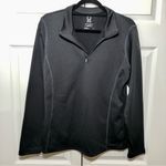 Spyder Women’s Black  Baselayer 1/4 Zip Long Sleeve Top Size L Photo 1