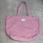 Sézane Sezane La Maille Pink Corduroy Tote Bag Photo 2
