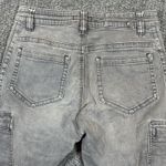 prAna Dollia Pants Womens Gray Mid Rise Envelope Cargo Pockets Size 6 Stretch Photo 3