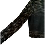 Rehab sheer crop long sleeve top size small Black mock neck Photo 2