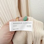 Modern Citizen [] MDRN Beige Ribbed V-Neck Longline Button Cardigan Sweater XL Photo 10