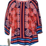 Figueroa & flower paisley popover blouse floral Blue Size undefined Photo 1