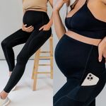BLANQI Everyday Maternity Pocket Leggings Black Size undefined Photo 3
