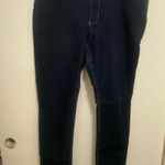 Lee Riders Womens Curvy Fit Skinny Dark Blue Wash Denim Jeans 36x30 Waist 36” 16 Photo 0
