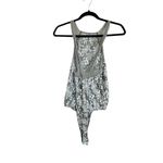 Free People NWOT Intimately  Nights Out Snakeskin Print Moss Bodysuit Photo 1