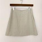 Aritzia Plaid Skirt White Size 2 Photo 1