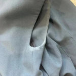 Brooks Brothers Brooks Bothers Blue Gray Crew Neck Belted Sheath Dress Career Office Wool 2P Photo 4