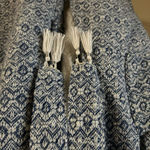Anthropologie Anthropology Saturday Sunday Blue and White Sherpa Short Robe Belt and Tassels Photo 3