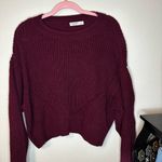 Arizona Jeans Arizona Jean Company Women's Deep Red Crew Neck Sweater Photo 1